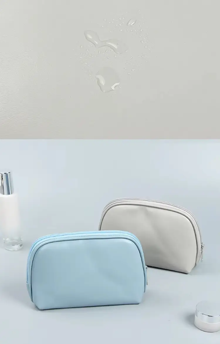 Minimalist Travel Beauty Organizer with Water-Resistant Lining